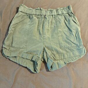 Aerie Super Soft Olive Green Camp Shorts | Size Small